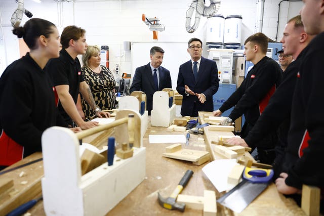 Andy Burnham visit to Lanarkshire