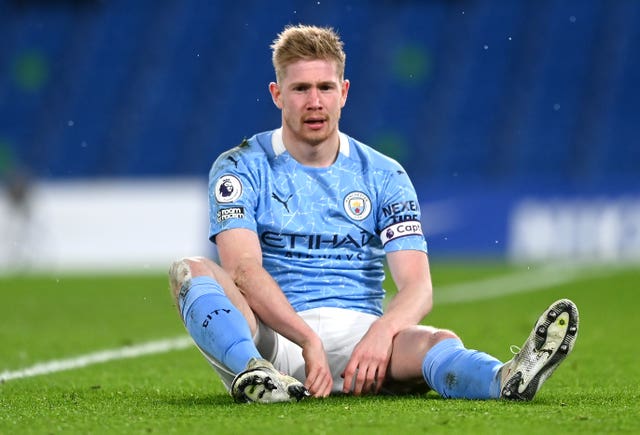 Kevin De Bruyne is out through injury