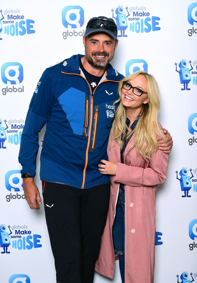 Emma Bunton and Jamie Theakston