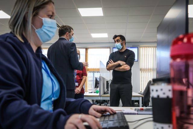 Humza Yousaf speaks to Jim Miller, NHS24 chief executive