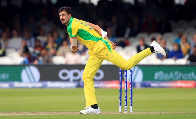 Mitchell Starc is confident he will be fit to face England (Adam Davy/PA)