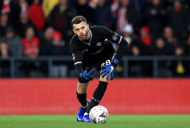 Southampton goalkeeper Angus Gunn (PA)