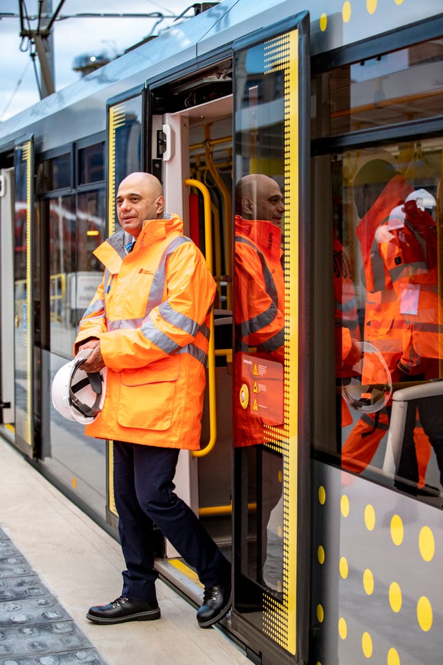 Sajid Javid in Manchester