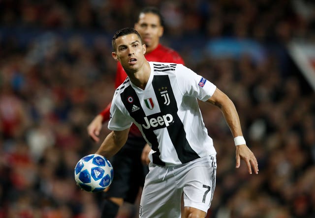 Cristiano Ronaldo in action for Juventus