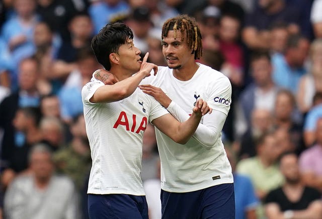 Tottenham's Son Heung-min scored the only goal of the game as his side beat last season's champions Manchester City