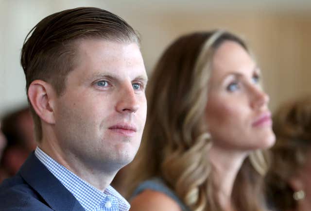 Eric Trump and wife Lara