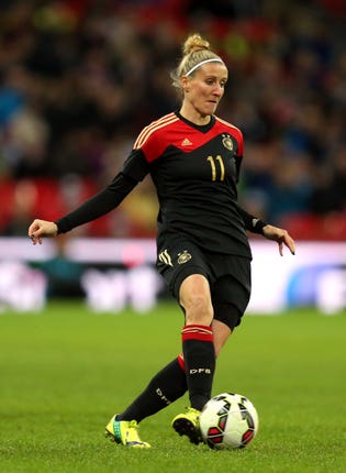 Anja Mittag hit Germany to victory