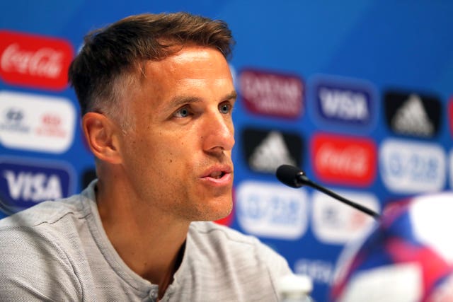 Phil Neville has injury doubts over his first-choice centre-backs