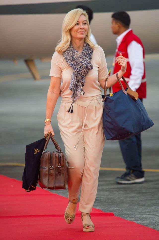 The Duchess of Cambridge's Hairdresser Amanda Cook Tucker (Dominic Lipinski/PA)