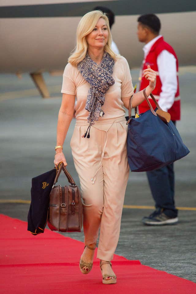 The Duchess of Cambridge’s Hairdresser Amanda Cook Tucker (Dominic Lipinski/PA)