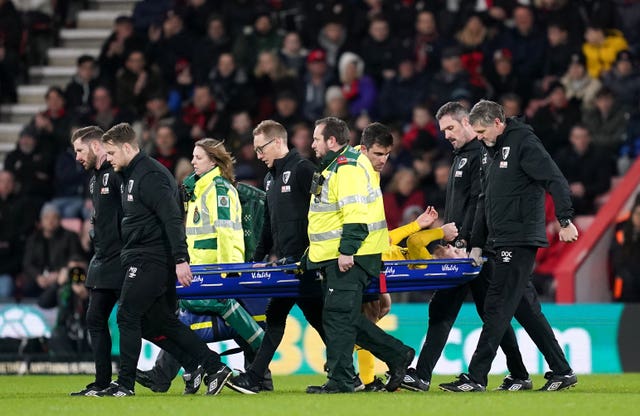 Arsenal lost defender Shkodran Mustafi to injury during Monday's FA Cup win at Bournemouth.