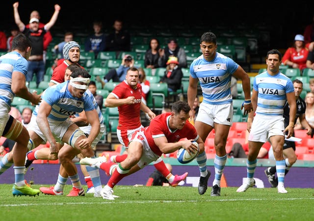 Wales battled back to draw against Argentina but Tompkins still felt opportunities were missed