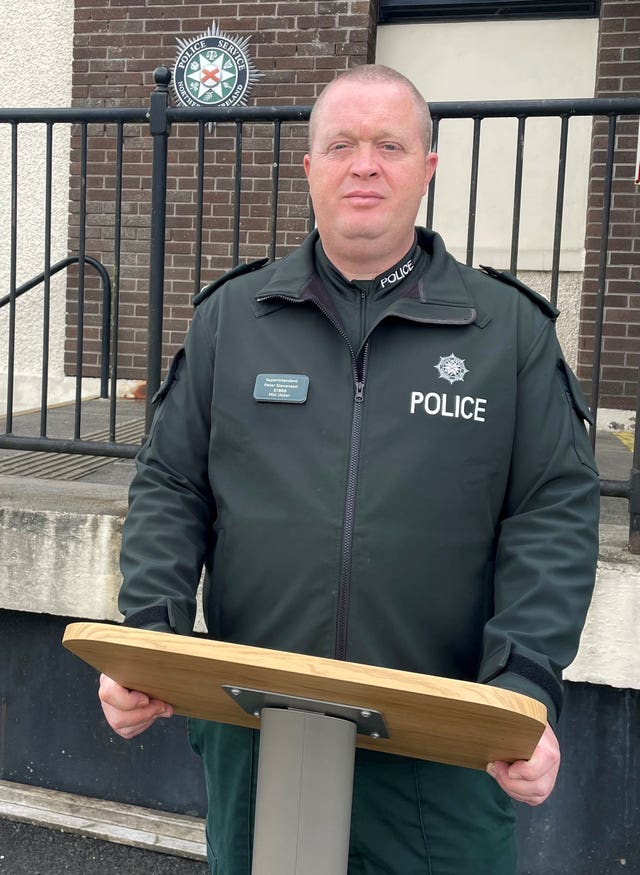 Superintendent Peter Stevenson, Mid Ulster District Commander