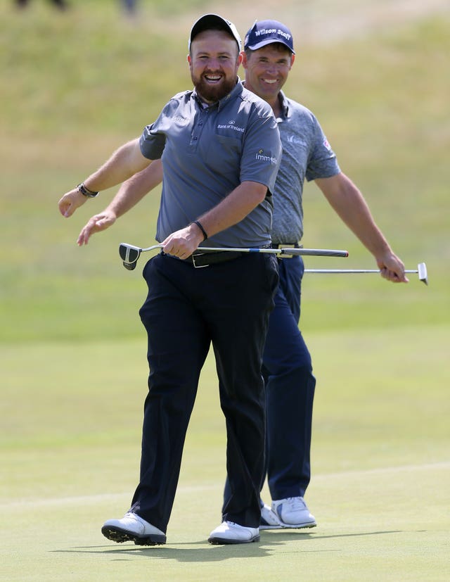 Lowry has emulated his friend Padraig Harrington by winning the Open title