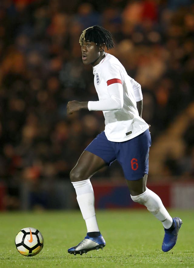 Trevoh Chalobah in action for England U20s