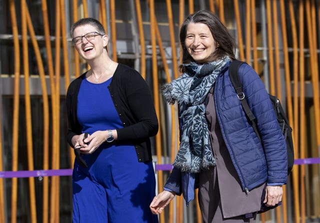 Maggie Chapman and Ariane Burgess