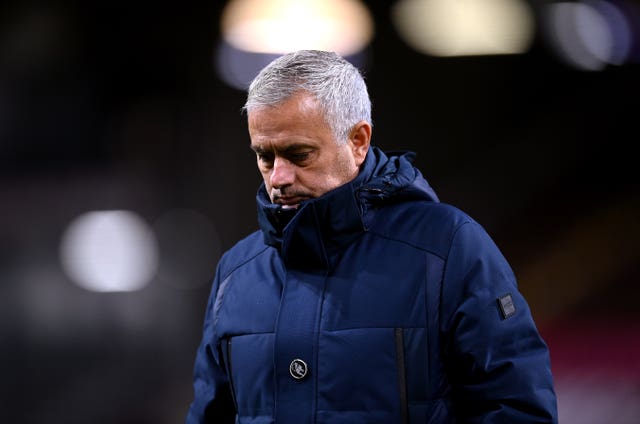 Jose Mourinho made four half-time changes