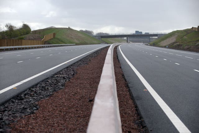 M8 motorway new section