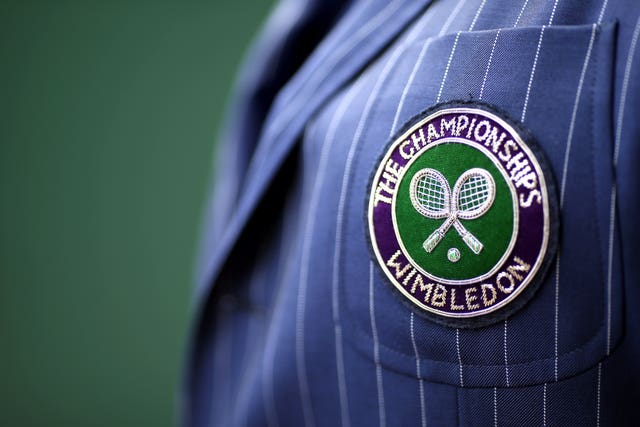 Wimbledon line judge badge