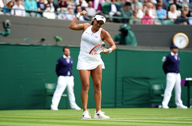 Heather Watson could not pull off an upset in the first round