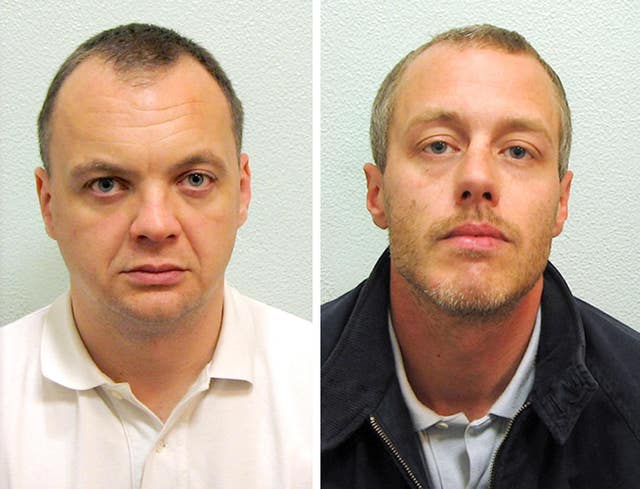 Gary Dobson (left) and David Norris were convicted in 2012 (CPS/PA)