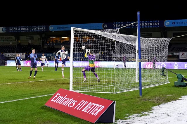 Gareth Bale scored Tottenham's equaliser at Wycombe 