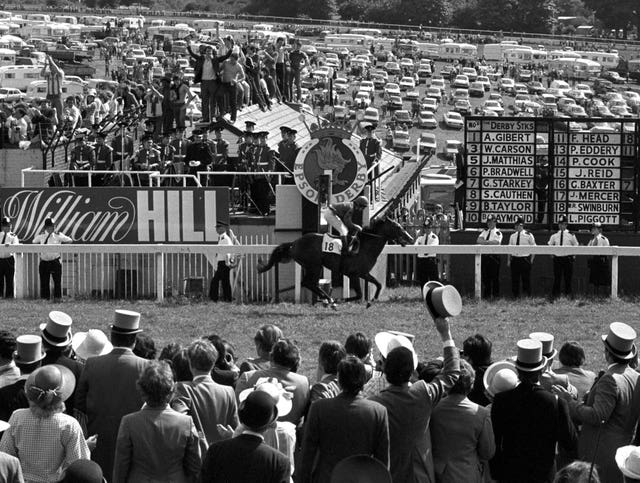 The imperious Shergar winning the Derby in 1981 