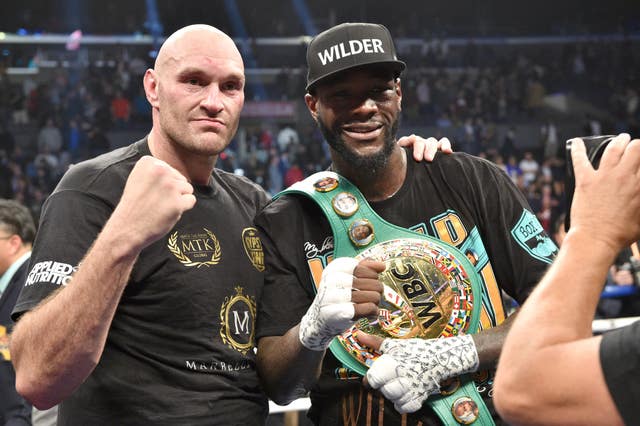 Fury and Wilder showed different emotions after the draw