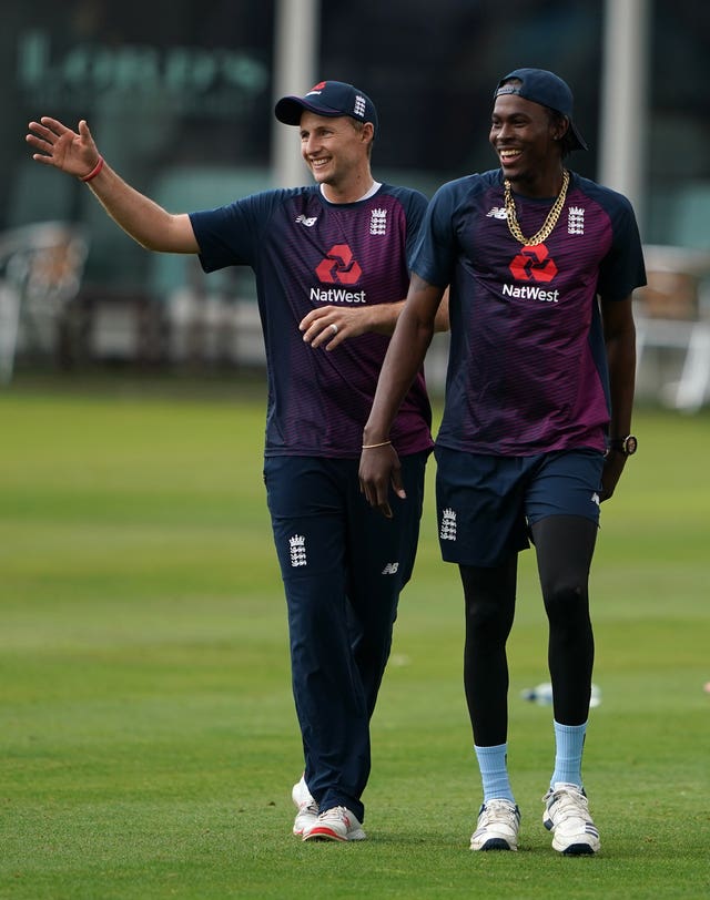 Joe Roor (left) has been happy to have Jofra Archer (right) back involved.