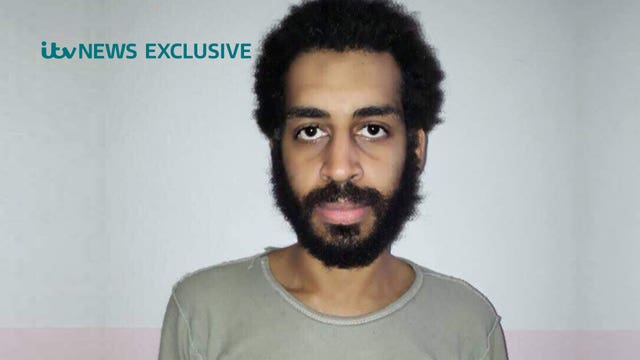 Alexanda Kotey was captured in Syria (ITV News/PA)