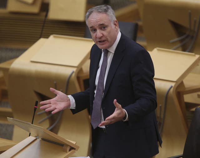 Richard Lochhead in Holyrood