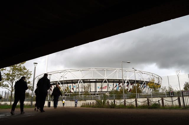 Clouds appear to be forming over the London Stadium 