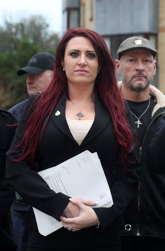 Jayda Fransen court case