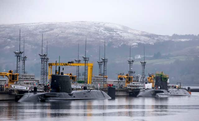 Defence Secretary visit to Faslane