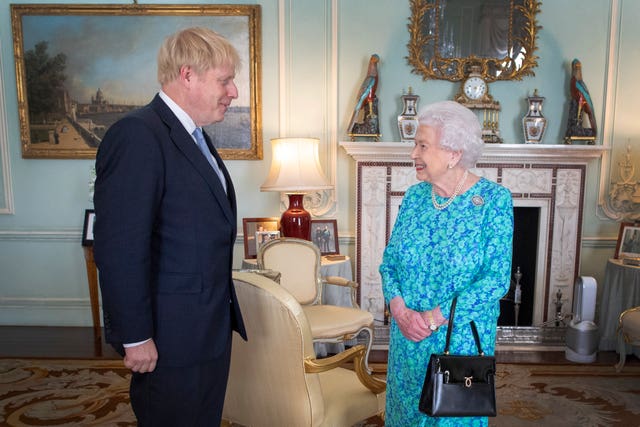 Boris Johnson and the Queen