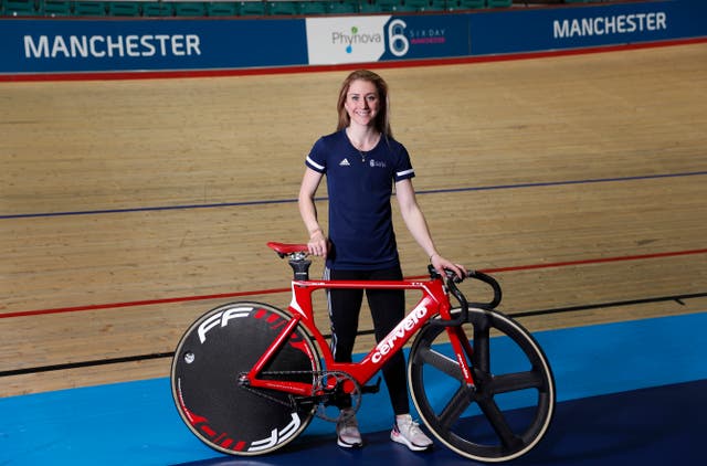 Kenny will compete alongside husband Jason at the Six Day Manchester later this month (Darren Staples/PA)