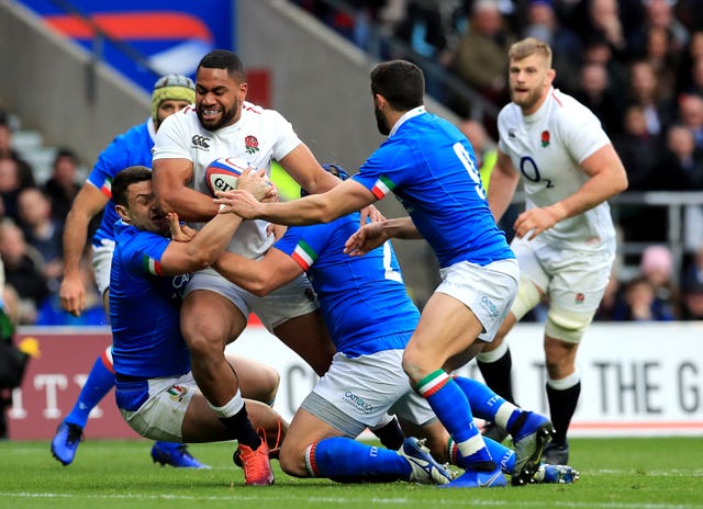 Joe Cokanasiga stood out against Italy
