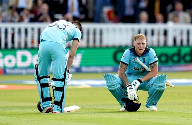 Ben Stokes, now reinstated as vice-captain, had nothing left at the end of the World Cup final