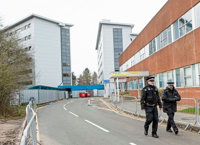 Four people taken to Arrowe Park on Saturday have tested positive for coronavirus (Danny Lawson/PA)