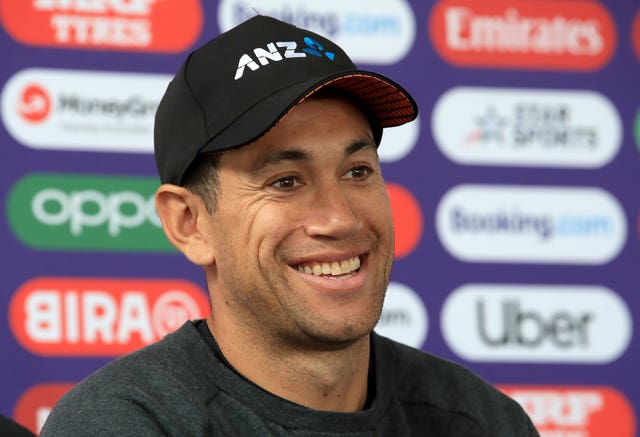Ross Taylor, pictured, and Sir Alastair Cook made their first international appearances on the same day (Owen Humphreys/PA)