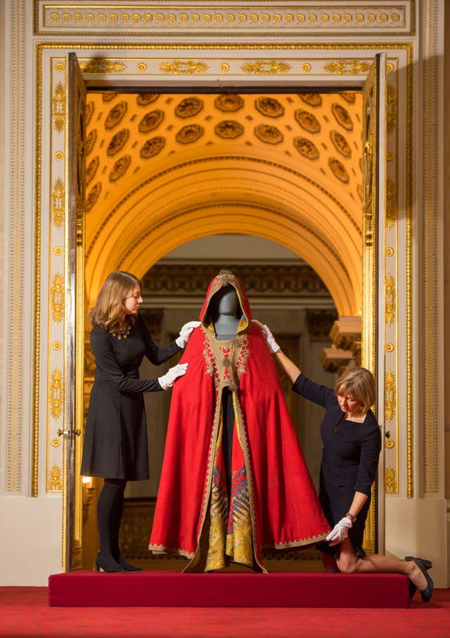 The cloak of Napoleon Bonaparte (Dominic Lipinksi/PA)