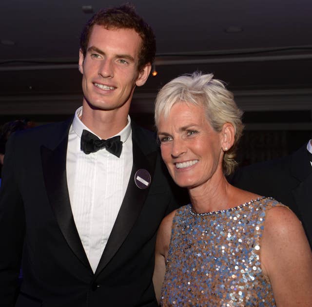 Andy Murray and his mum (Adam Davy/PA)