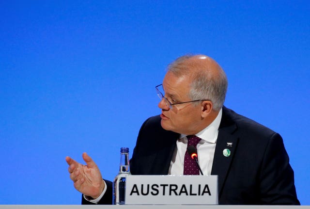 Australia Prime Minister Scott Morrison (Phil Noble/PA)