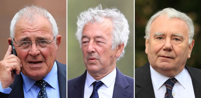 The three who deny perverting the course of justice