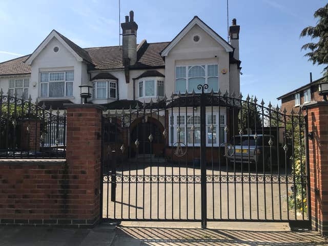 The home of TV presenter Dale Winton in Totteridge, north London (Jamie Johnson/PA)