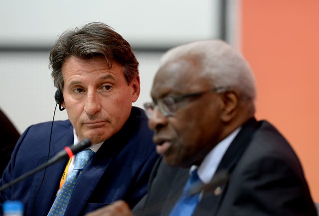 Lord Coe and Lamine Diack