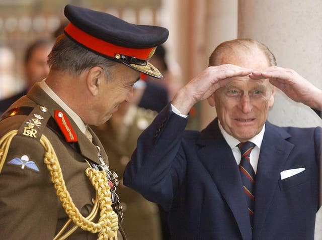 Philip and General Sir Mike Jackson