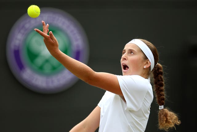 Jelena Ostapenko, the 2017 French Open champion, is in her first Wimbledon semi-final