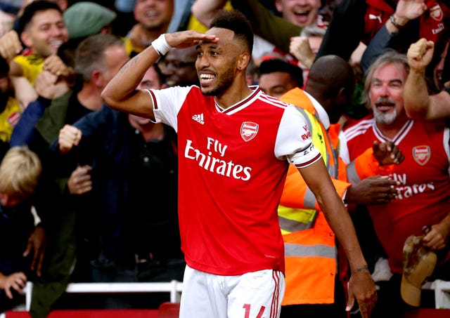 Aubameyang notched the winner for Arsenal