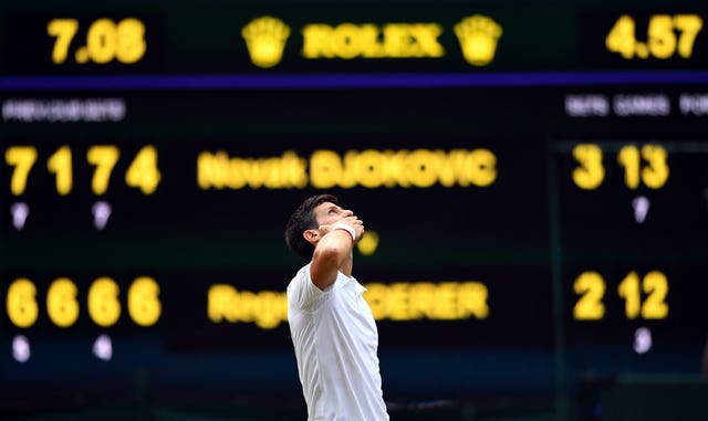 And it was Djokovic who came out on top after four hours and 57 minutes
